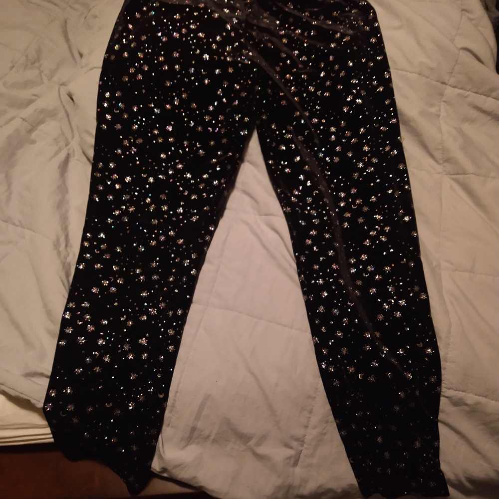 XL velvet Victoria's Secret celestial leggings